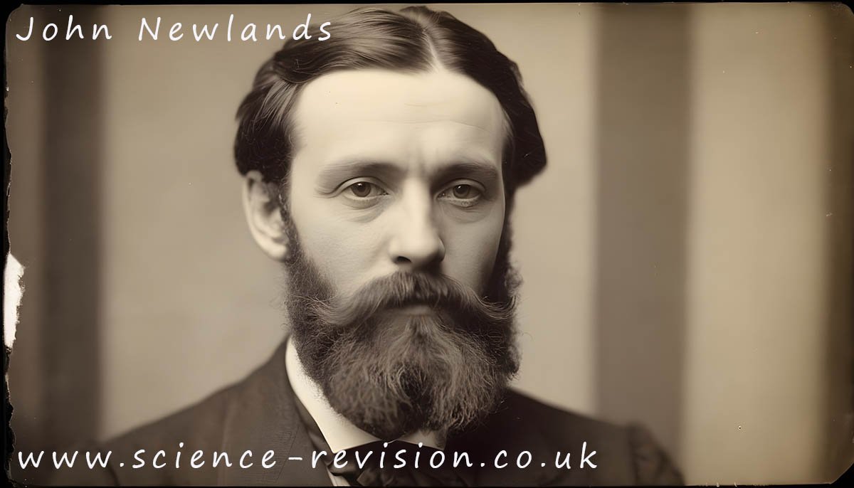 Portrait of the English chemist John Newlands
